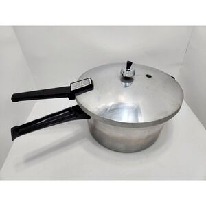 Presto Stainless Steel Pressure Cooker Vintage Model 603 Made In Canada